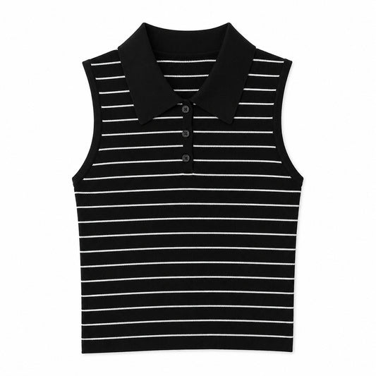 The Mira Striped Polo